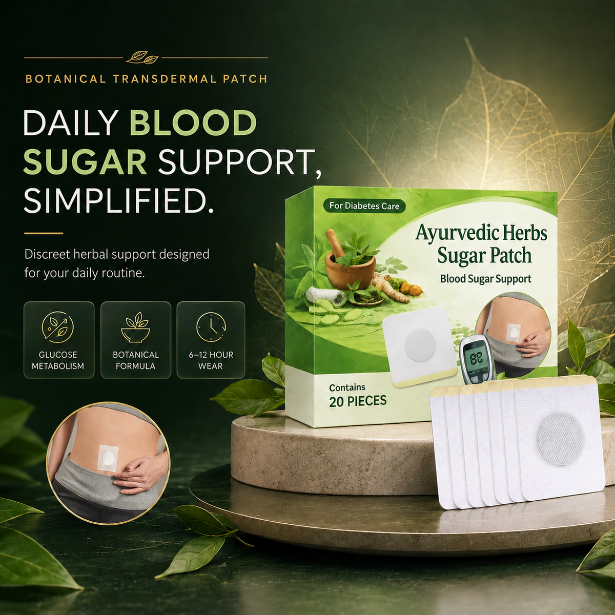 Lumemarts® Ayurvedic Herbs Sugar Patch-DHH