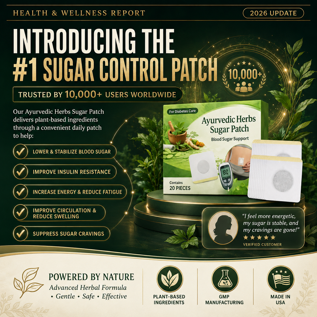 Lumemarts® Ayurvedic Herbs Sugar Patch-DHH