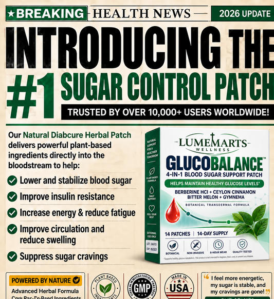 Lumemarts® GlucoBalance 4-in-1 Blood Sugar Support Patches-ddh